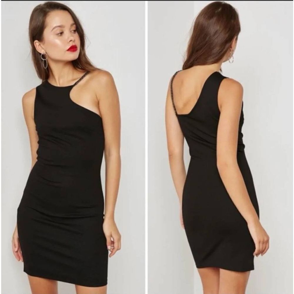 NWOT Topshop Chain Curve Mini Body-Con Dress Size 6